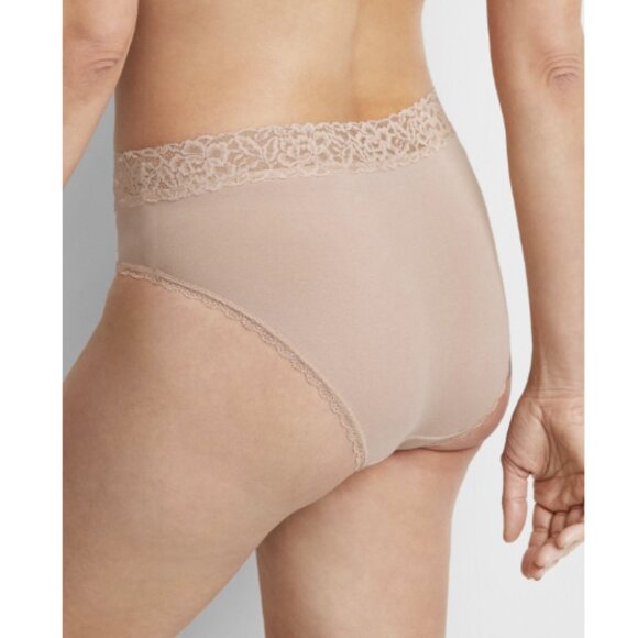 State of Day Women's Cotton Blend Lace-Trim Hipster Underwear, Nude Blush, NWT - Picture 2 of 2